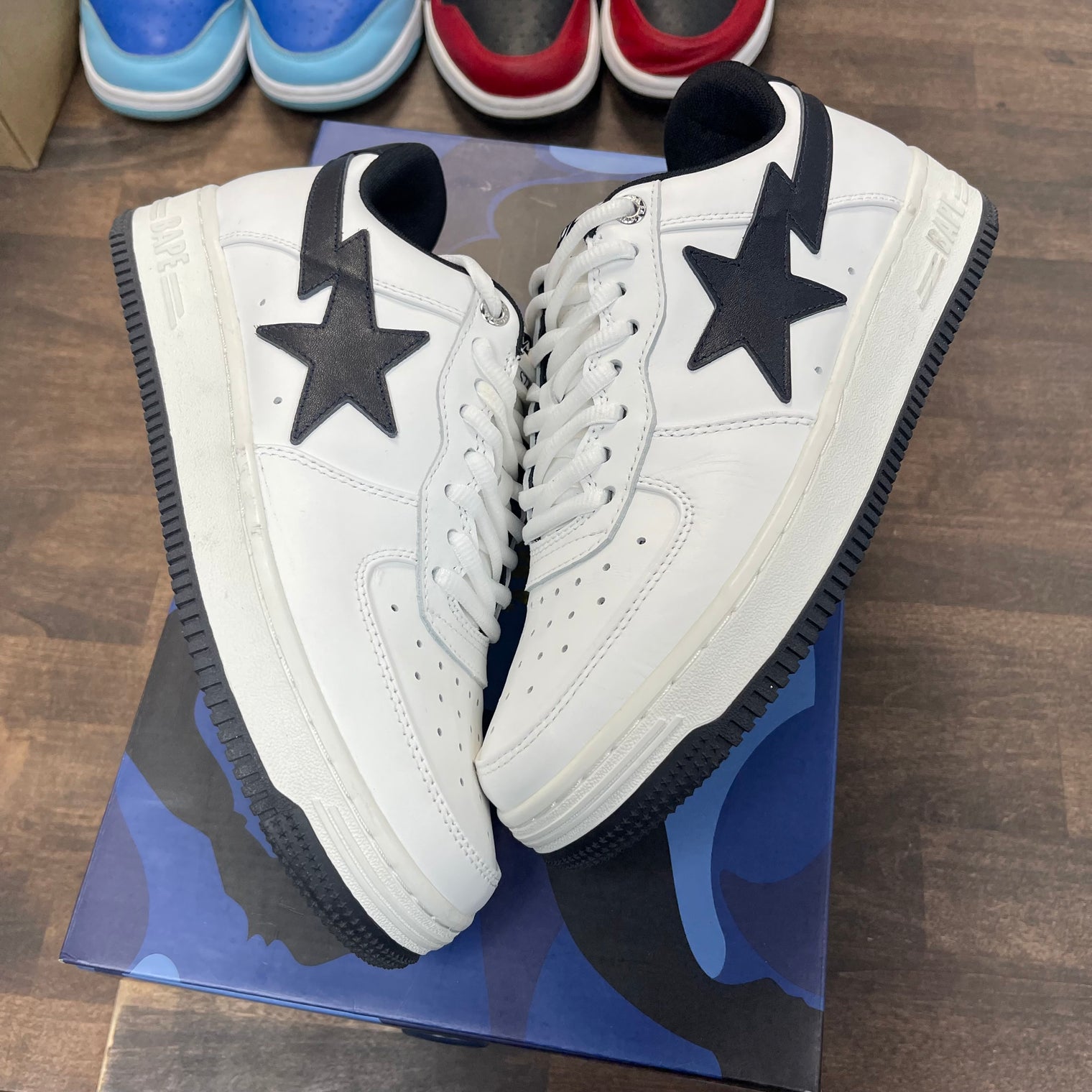 JJJound Navy Bapesta (USED)