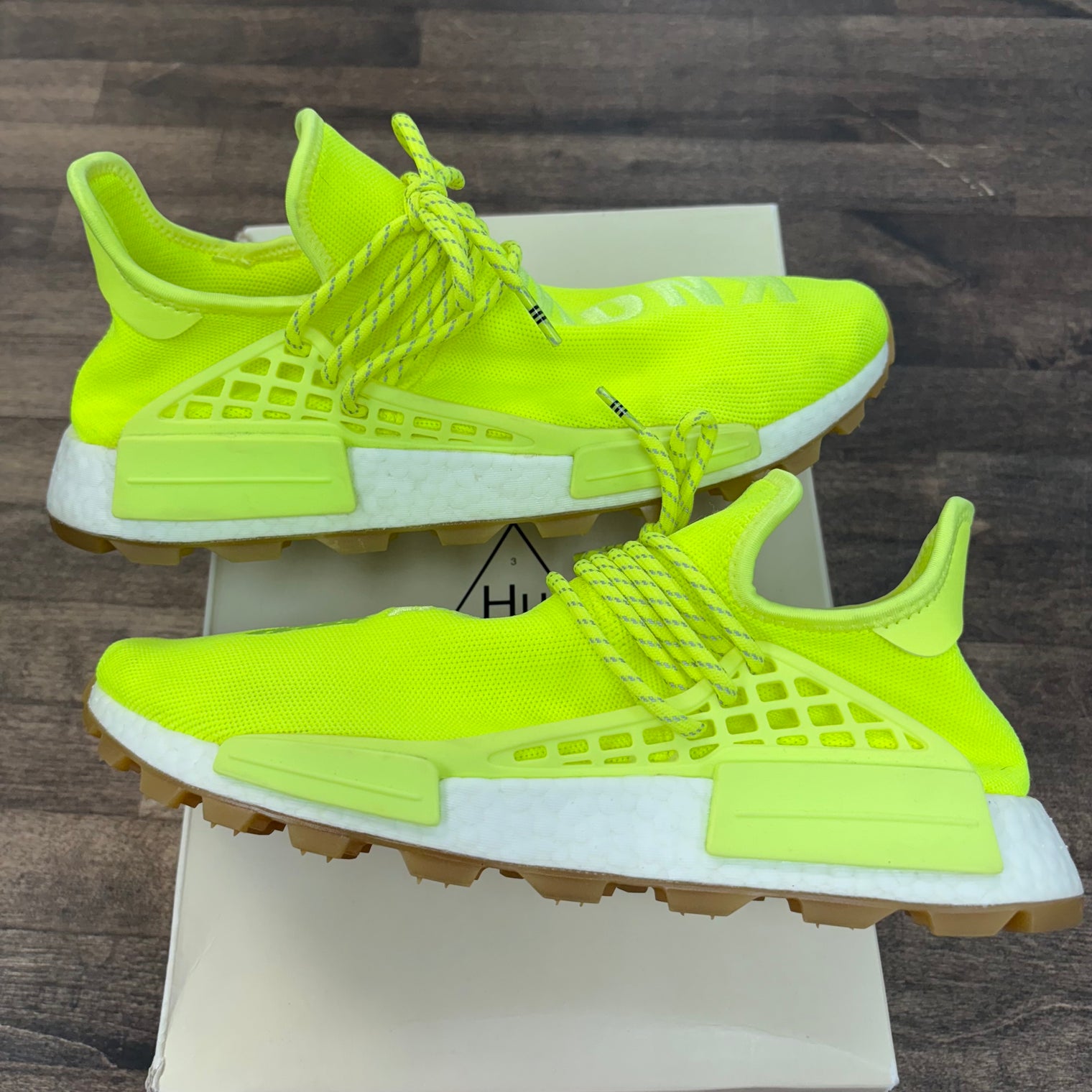 Pharrell Now is Her Time Solar Yellow Human Race (USED, Replacement Box)