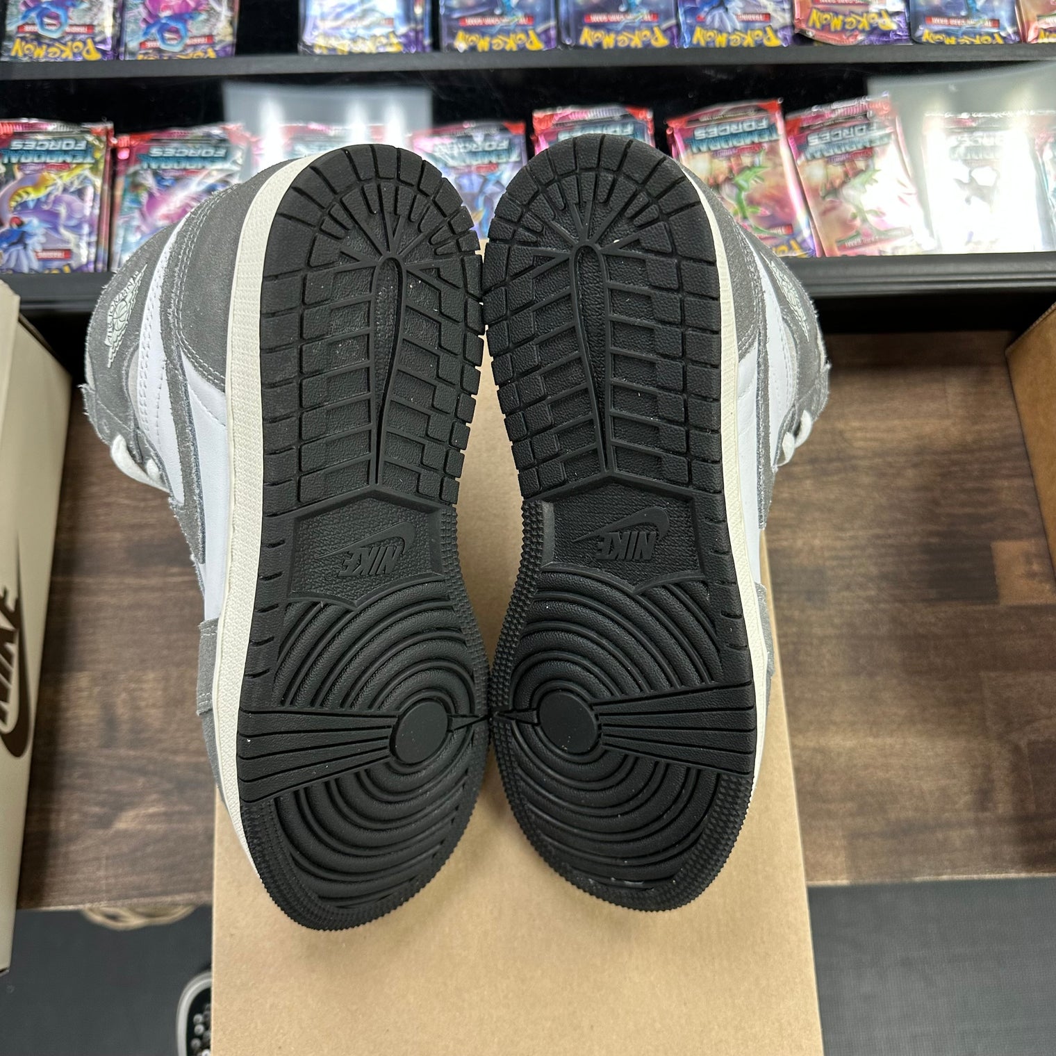 (GS) Washed Black Jordan 1 High (USED, No Box)
