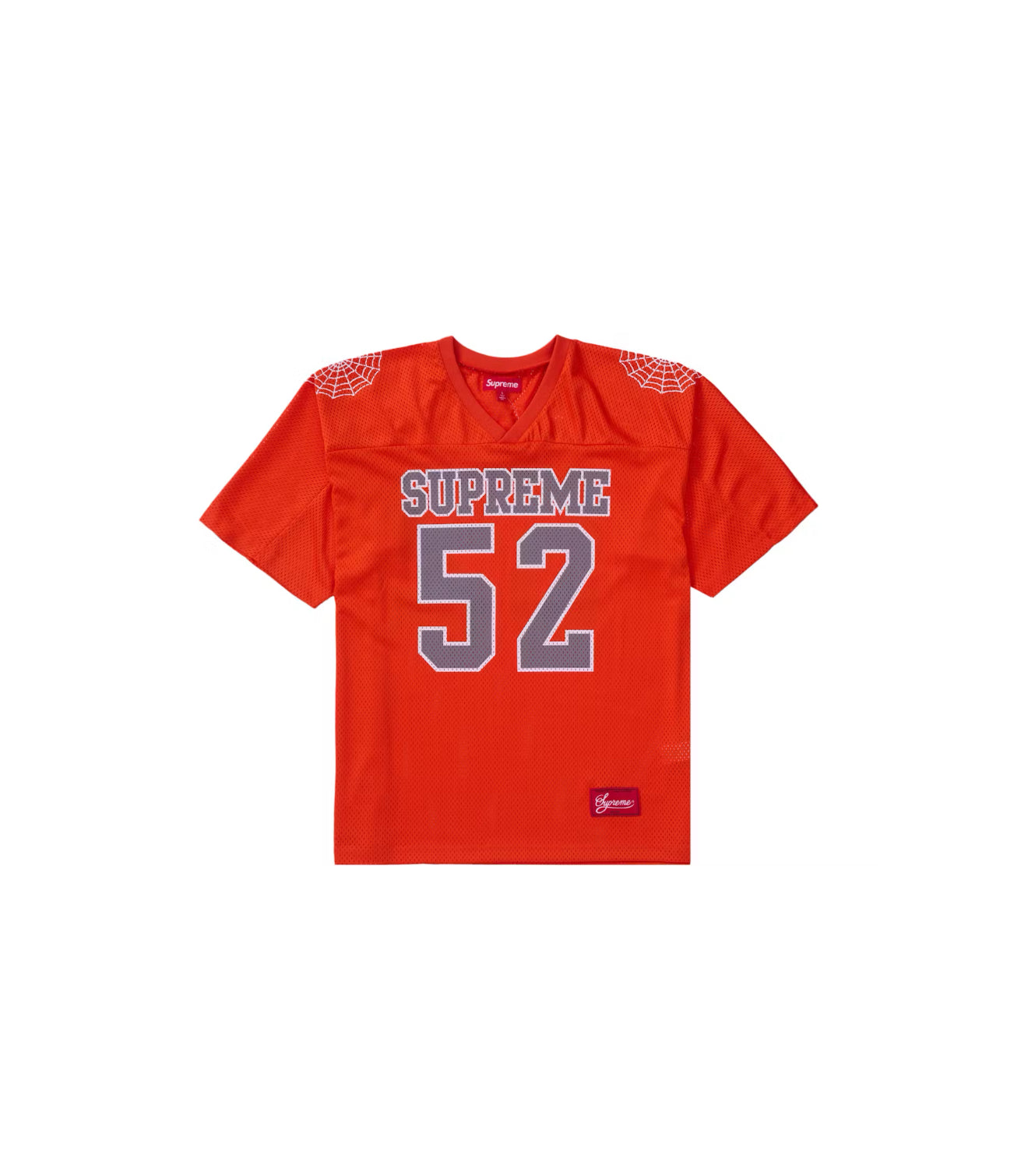 Spiderweb Football Jersey Orange