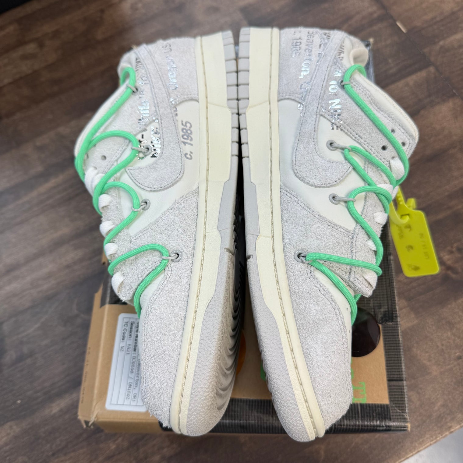 Lot 14 of 50 Off-White Dunk Low (USED)