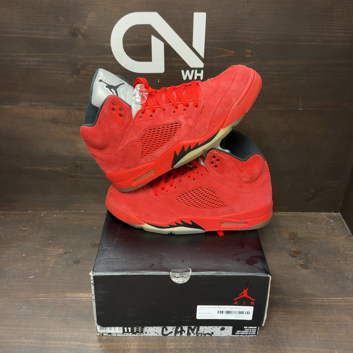 Jordan 5 Retro Red Suede Size 11 (Pre-Owned)