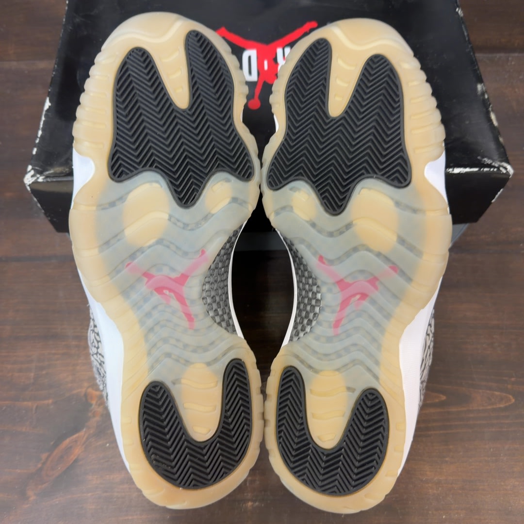 Jordan 11 Retro Low IE Black Cement Size 13 (Pre-Owned)
