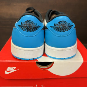 Jordan 1 Retro Low OG Black Dark Powder Blue Size 9.5 (Pre-Owned) - Image 5