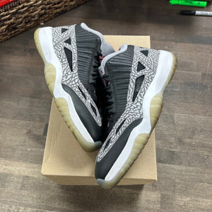 Jordan 11 Retro Low IE Black Cement Size 10.5 (Pre-Owned) - Image 1