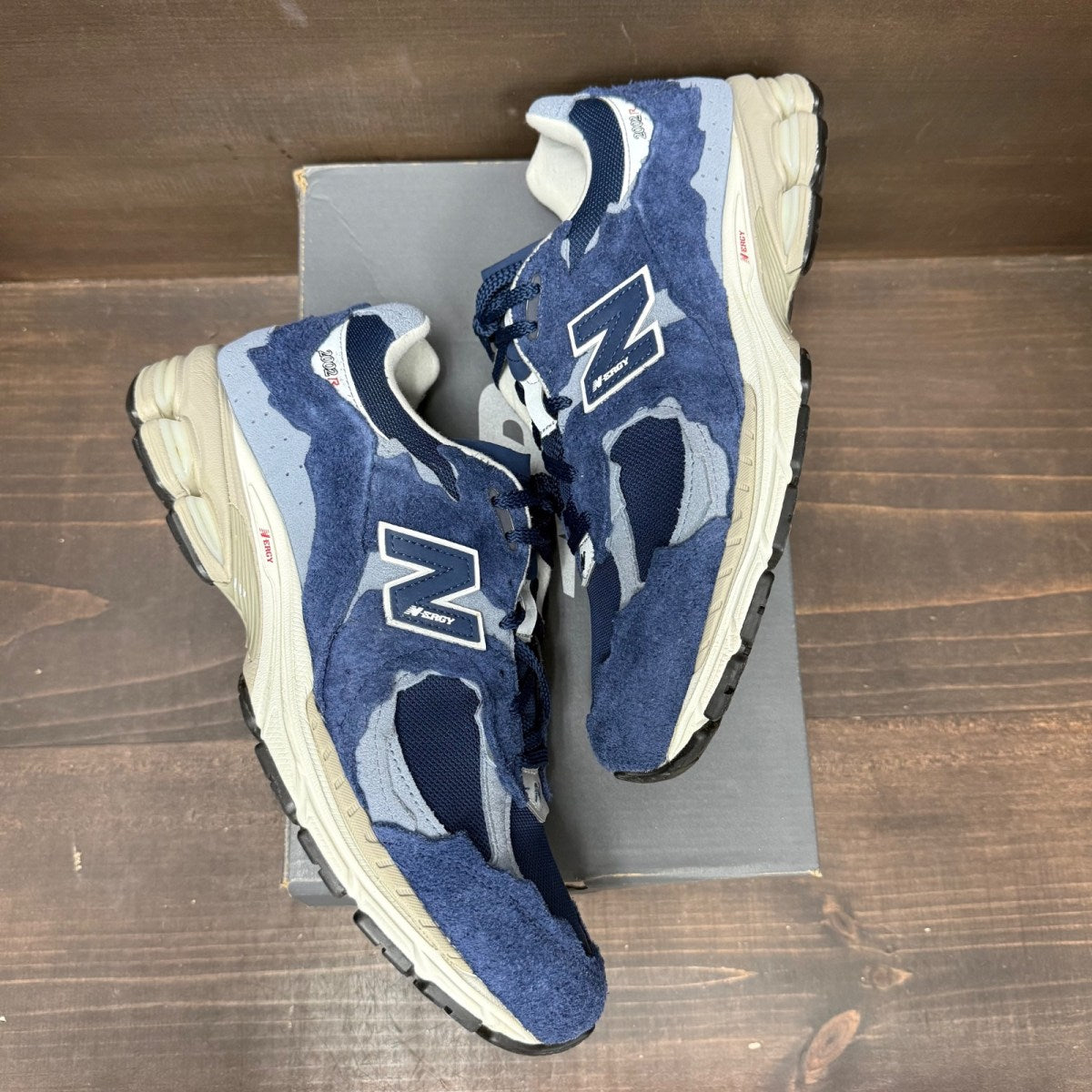 New Balance 2002R Protection Pack Navy Grey - Image 4