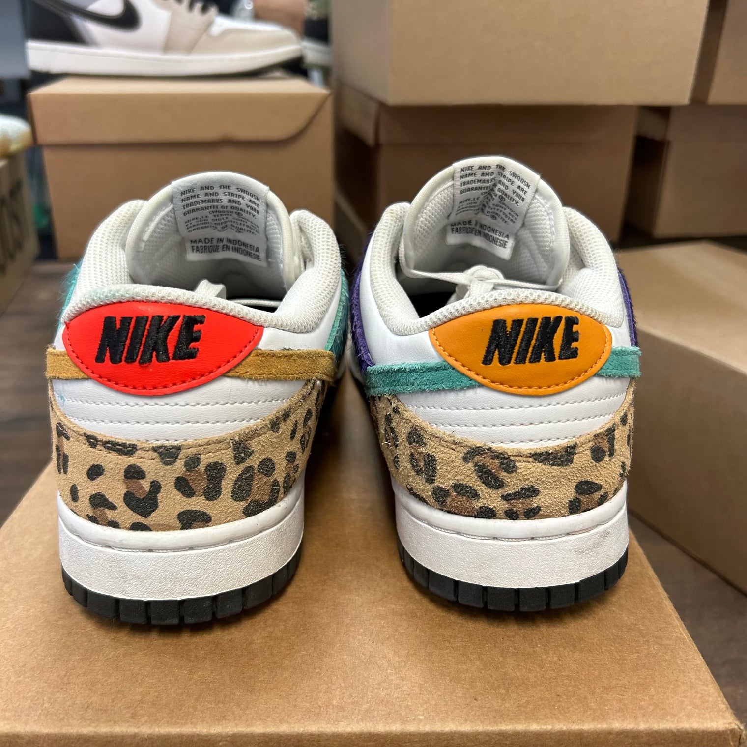 Safari Mix Dunk Low (W) (USED, No Box)