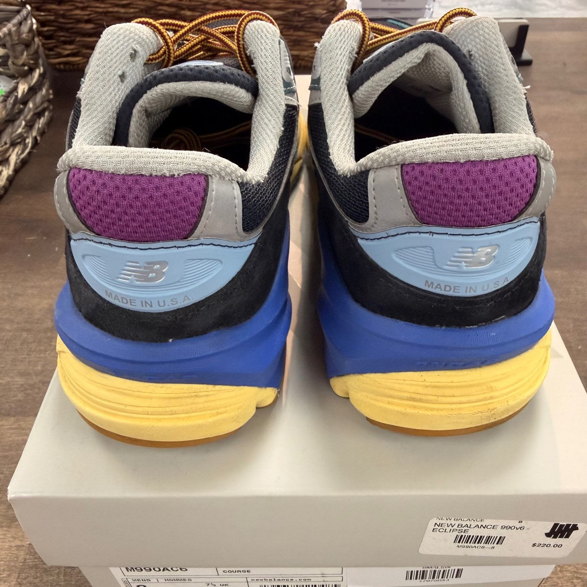 New Balance 990v6 MiUSA Action Bronson Lapis Lazuli - Image 4