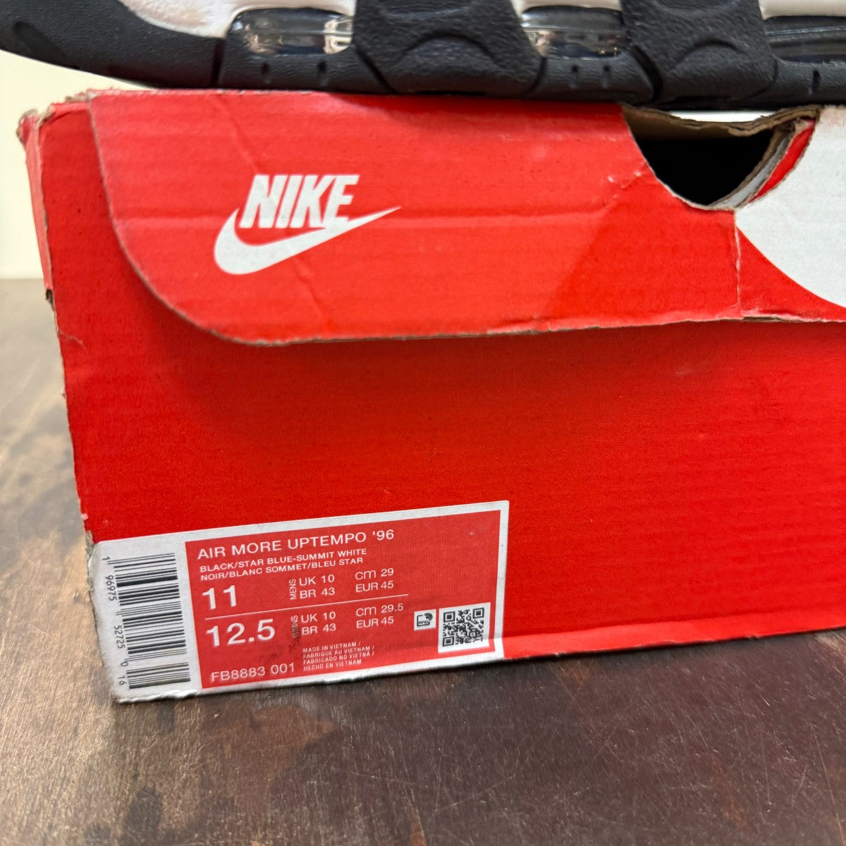 Nike Air More Uptempo 96 Black Star Blue - Image 7