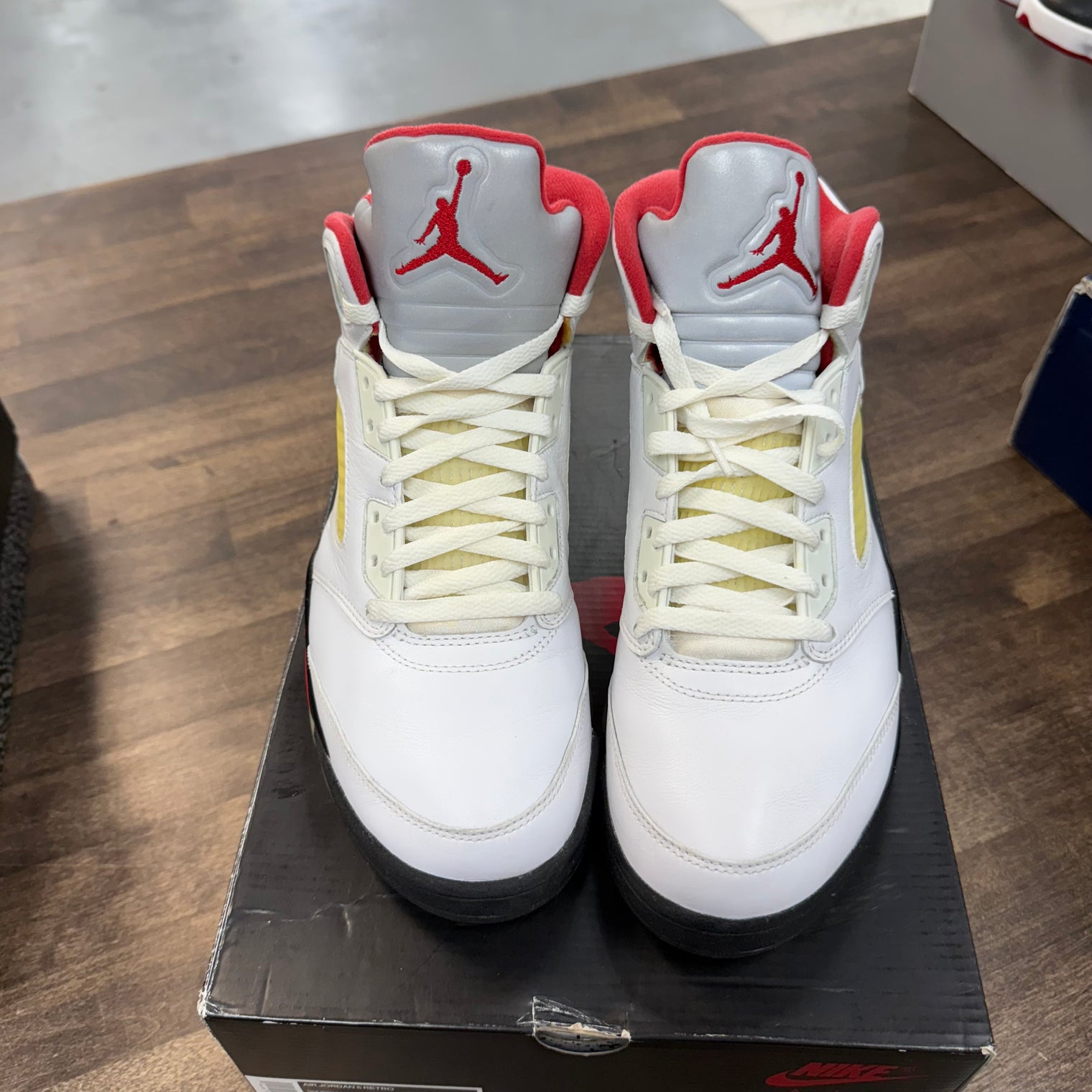 Fire Red Jordan 5 (USED)