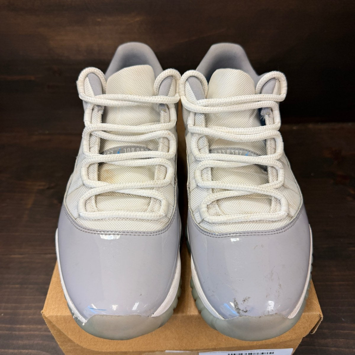 Jordan 11 Retro Low Cement Grey Size 11 (Pre-Owned) - Image 3