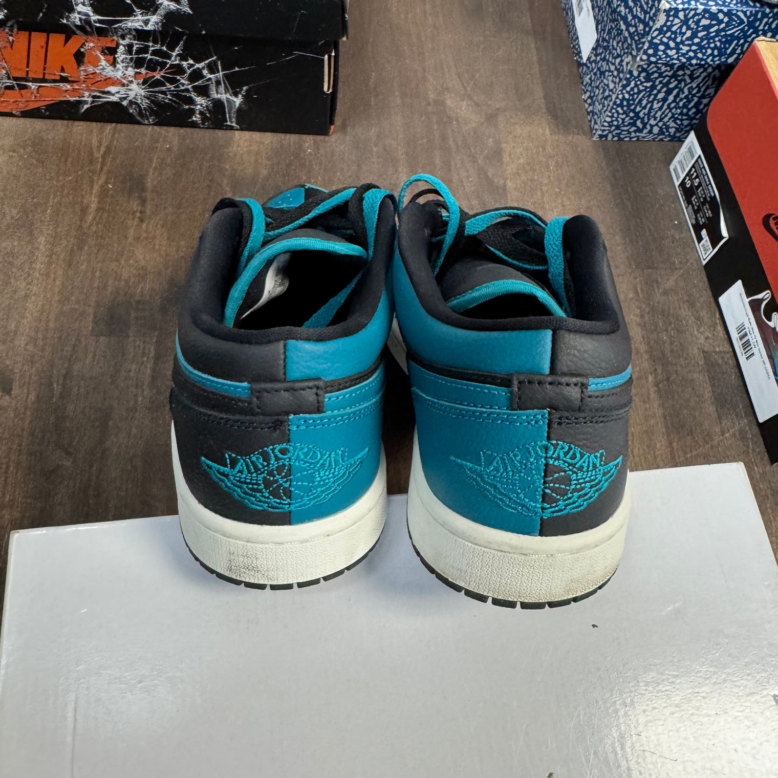 Homage Split Bright Spruce Jordan 1 Low SE (W) (USED, No Lid)