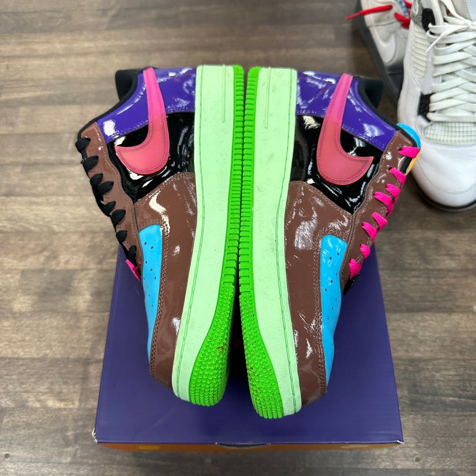 Undefeated Multi-Patent Pink Prime Air Force 1 Low (USED)
