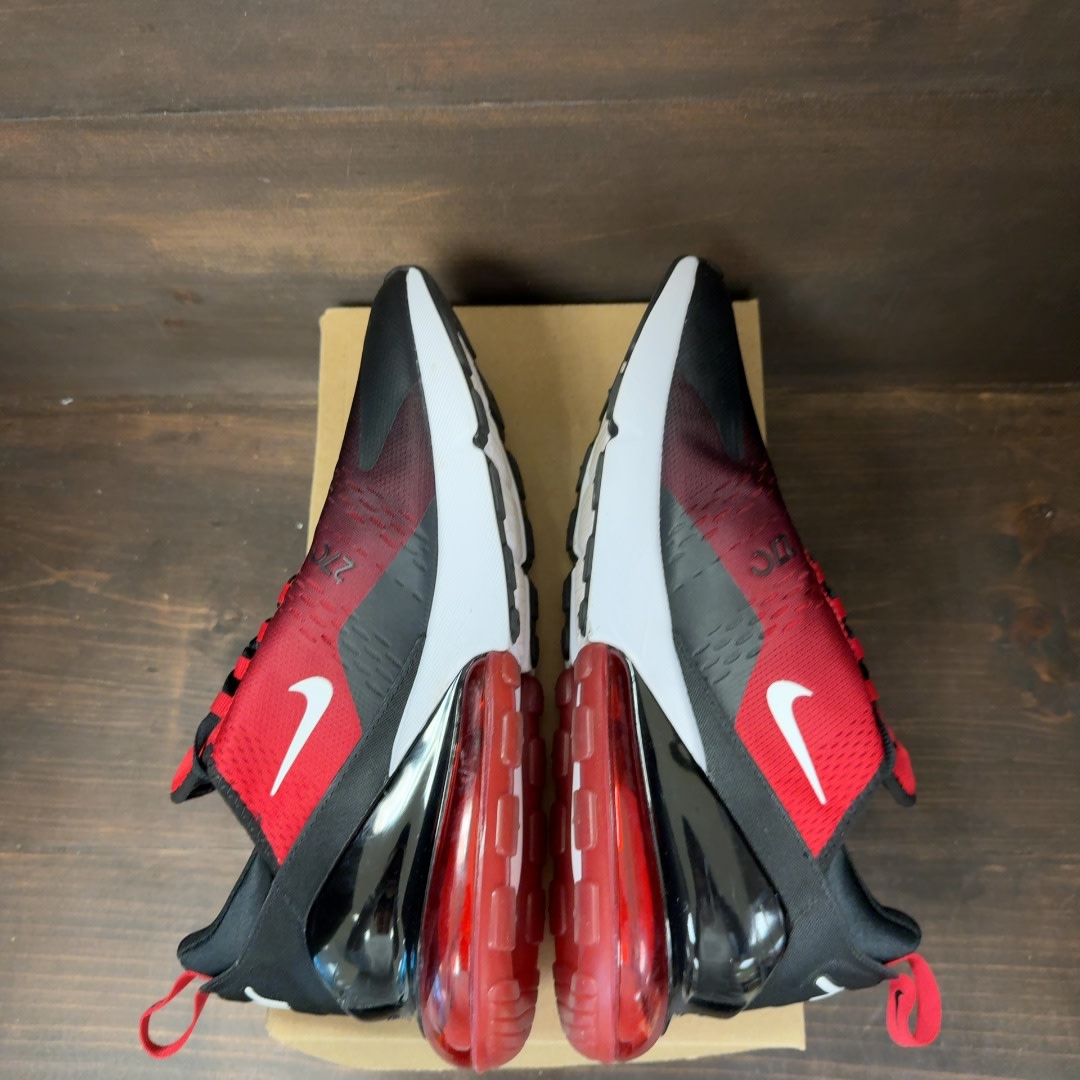 Nike Air Max 270 Gym Red Black Size 13 (Pre-Owned) - Image 6