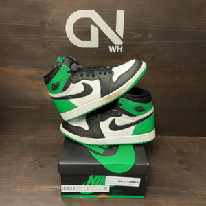 Jordan 1 Retro High OG Lucky Green Size 8 (Pre-Owned) - front