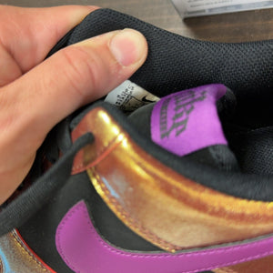 Nike Air Force 1 Low '07 LV8 Glam Rock Black Bold Berry Size 9.5 (Pre-Owned) - aux