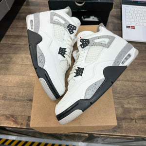 Jordan 4 Retro White Cement (2025) Size 10 (Pre-Owned) - Image 1