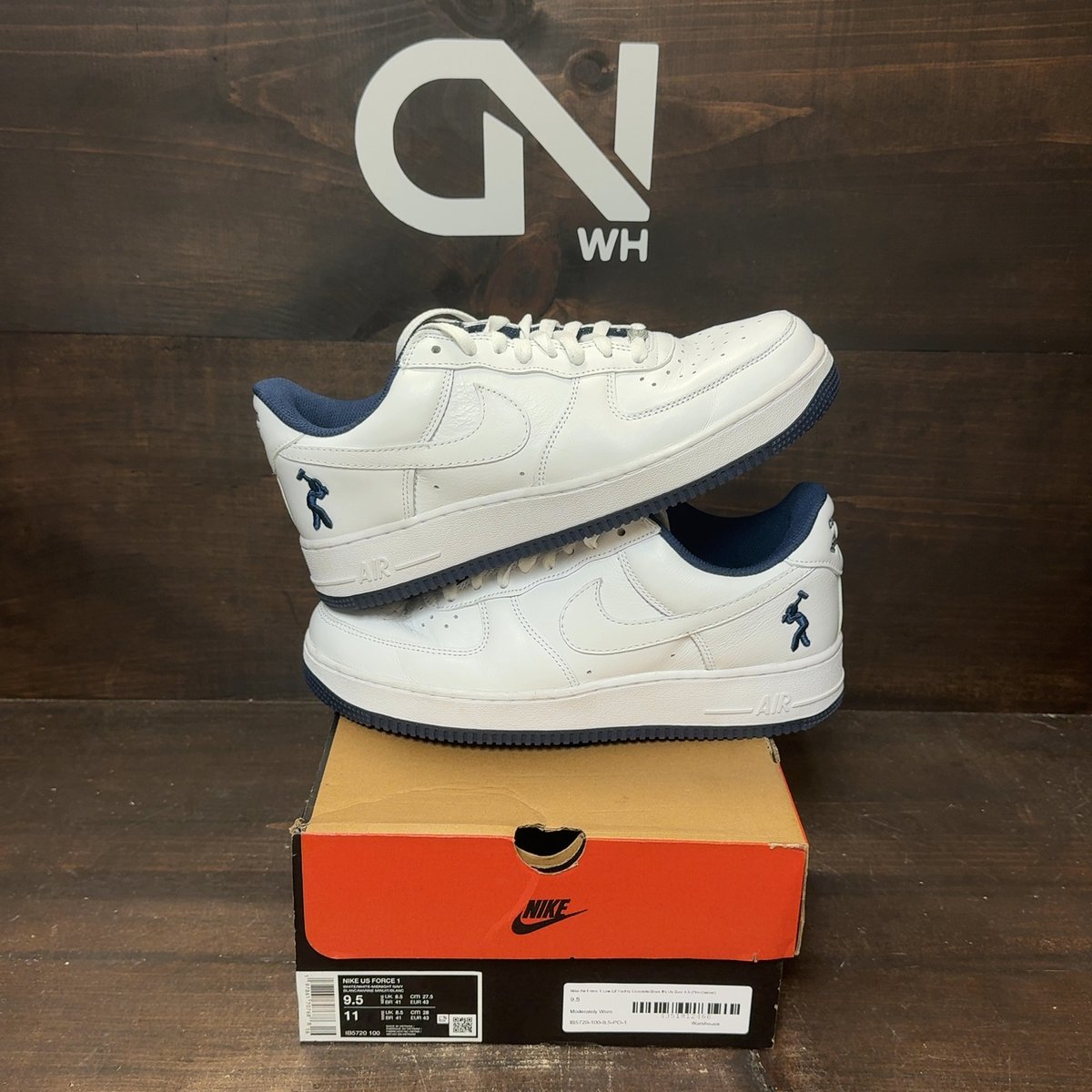 Nike Air Force 1 Low Lil Yachty Concrete Boys It's Us Size 9.5 (Pre-Owned) - front