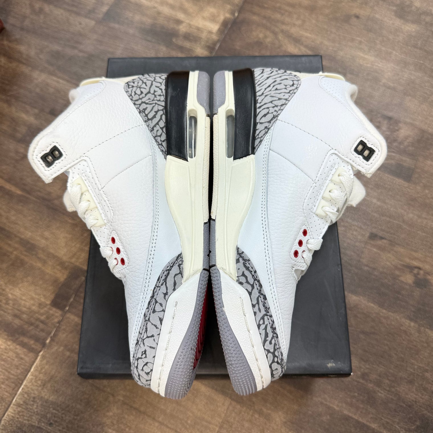White Cement Reimagined Jordan 3 Retro (GS) (Lightly Worn)