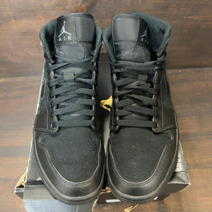 Jordan 1 Mid Triple Black (2018) - Image 3
