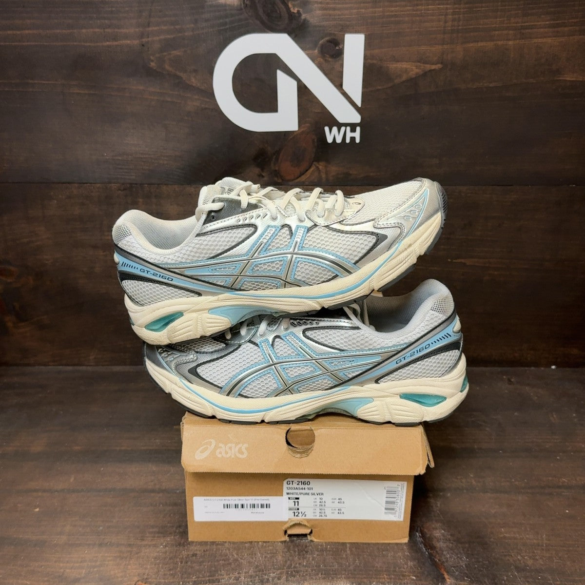 ASICS GT-2160 White Pure Silver - Image 1