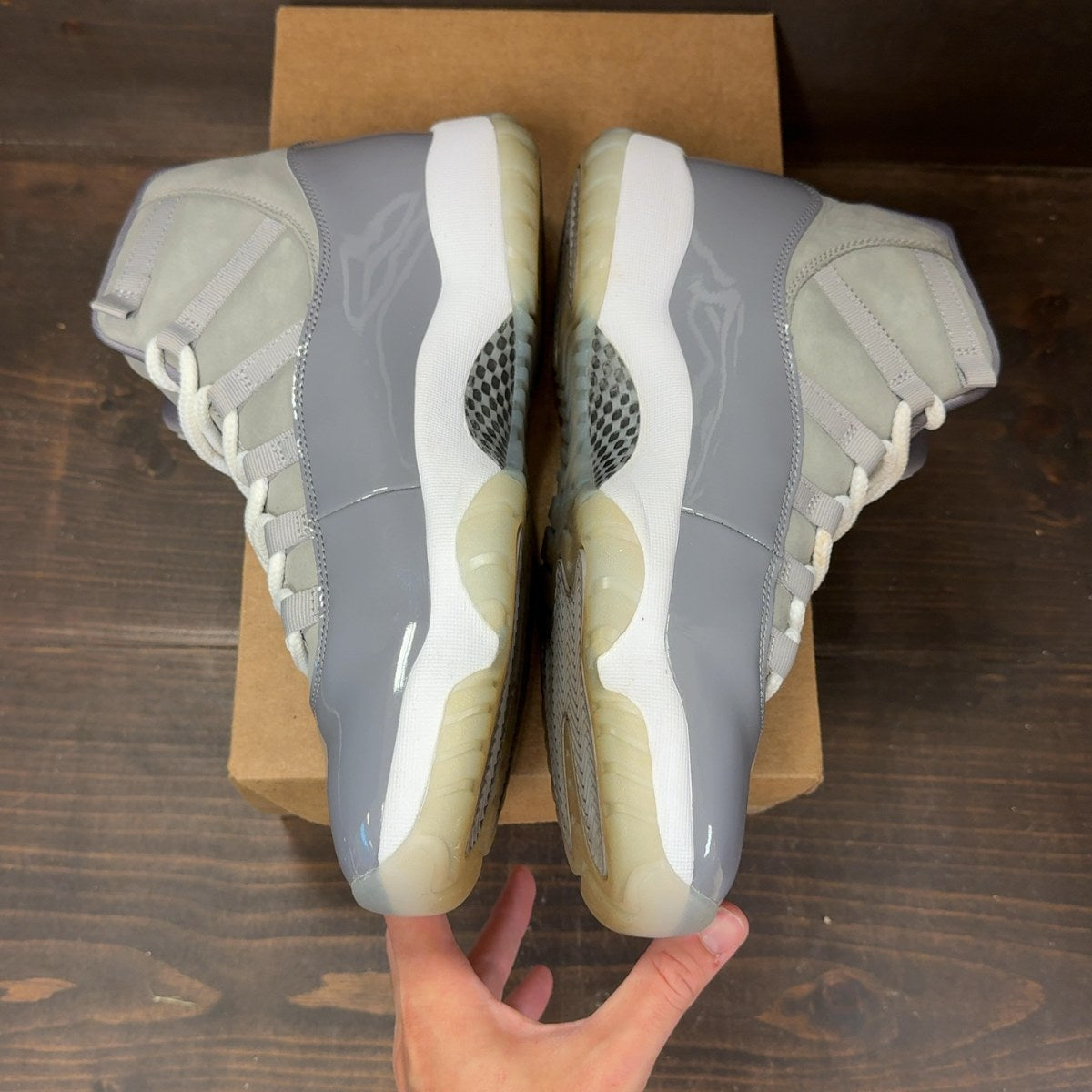 Jordan 11 Retro Cool Grey (2021) Size 11 (Pre-Owned) - Image 4