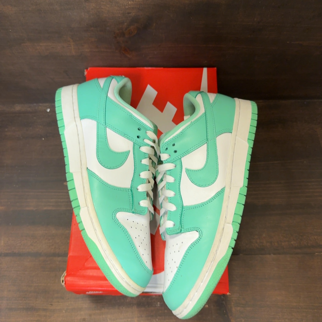 Nike Dunk Low Green Glow (Women's) Size 10W (Pre-Owned) - Image 2