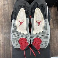 Black Canvas Jordan 4 Retro (B-Grade) (Used)