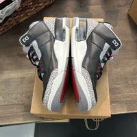 Black Cement Jordan 3 Retro (2024) (USED, No Box)