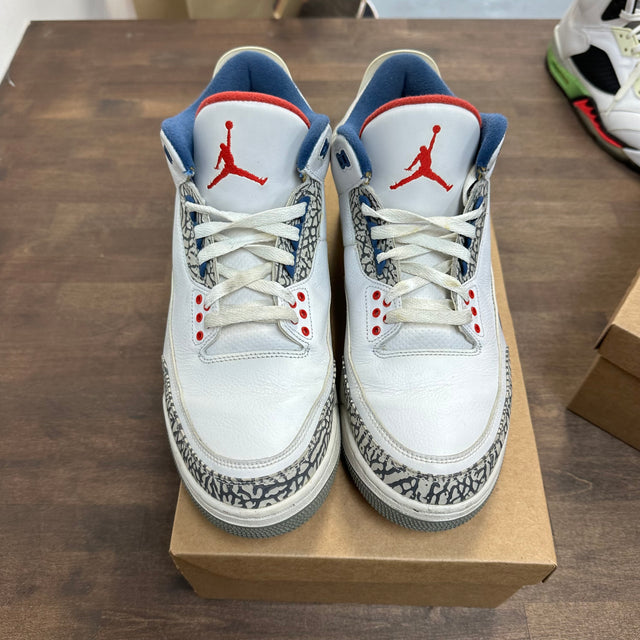 True Blue Jordan 3 (USED, No Box)