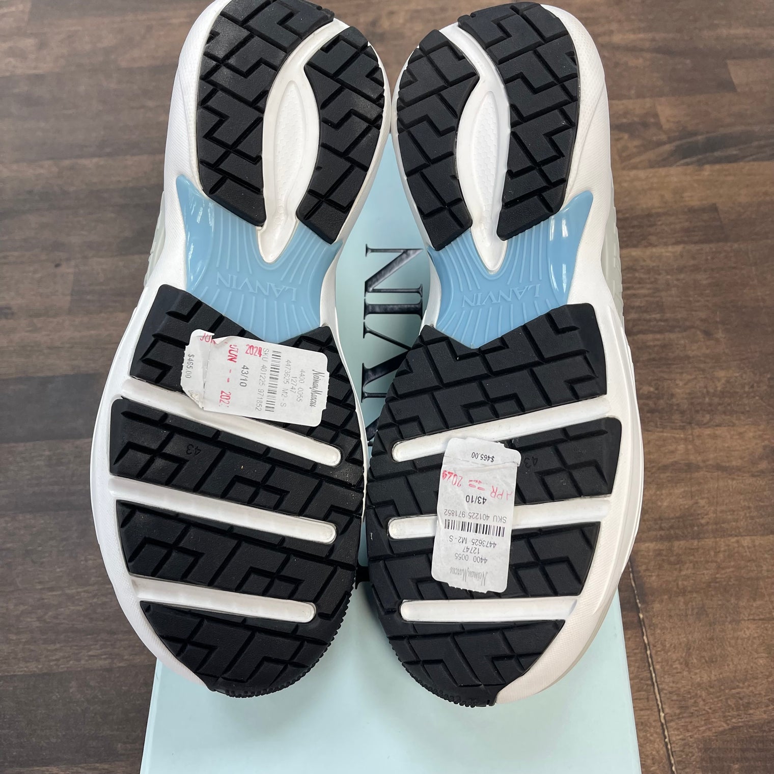 Lanvin Flash-X Sneaker Shoe Grey (Replacement Box)