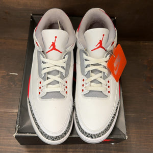Jordan 3 Retro Fire Red (2022) Size 11 (Pre-Owned) - tag