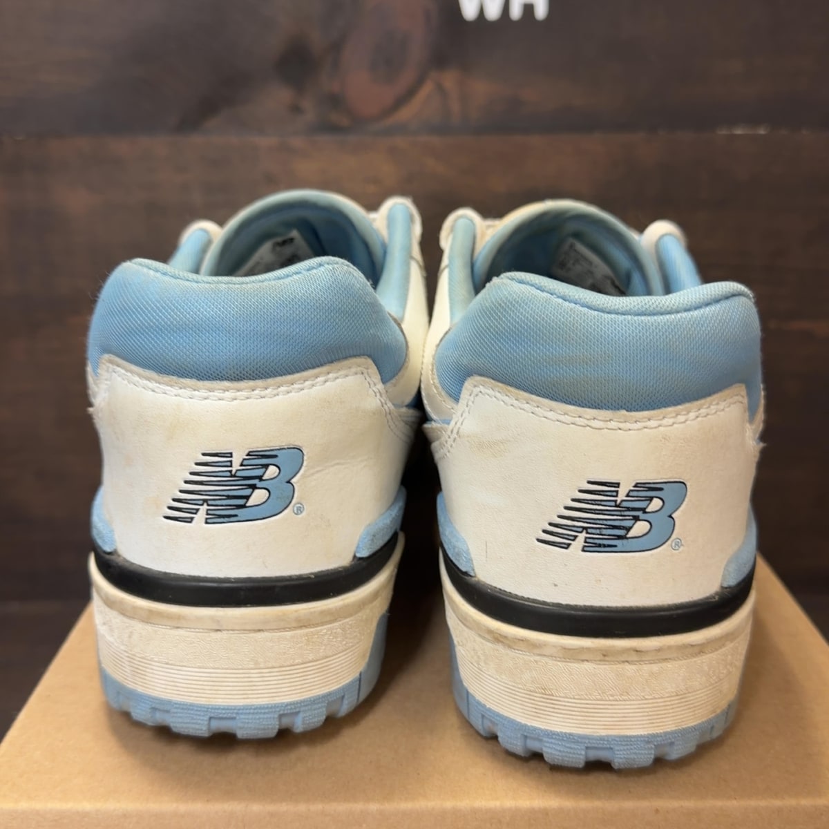 New Balance 550 UNC White University Blue Size 11.5 (Pre-Owned) - Image 4