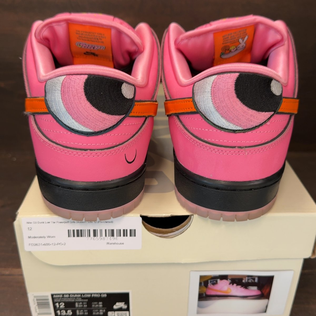 Nike SB Dunk Low The Powerpuff Girls Blossom Size 12 (Pre-Owned) - aux