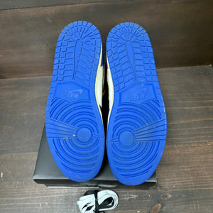 Jordan 1 Retro High OG SP Fragment x Union LA Varsity Red Sport Royal Size 11.5 (Pre-Owned) - box