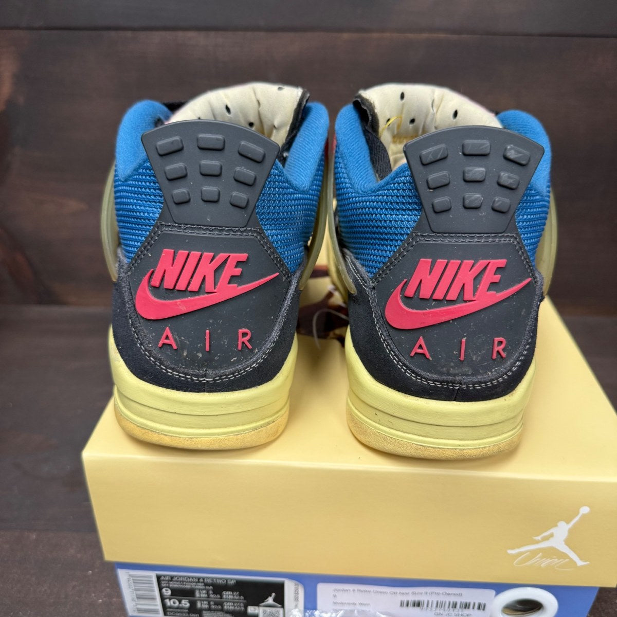 Jordan 4 Retro Union Off Noir - Image 5