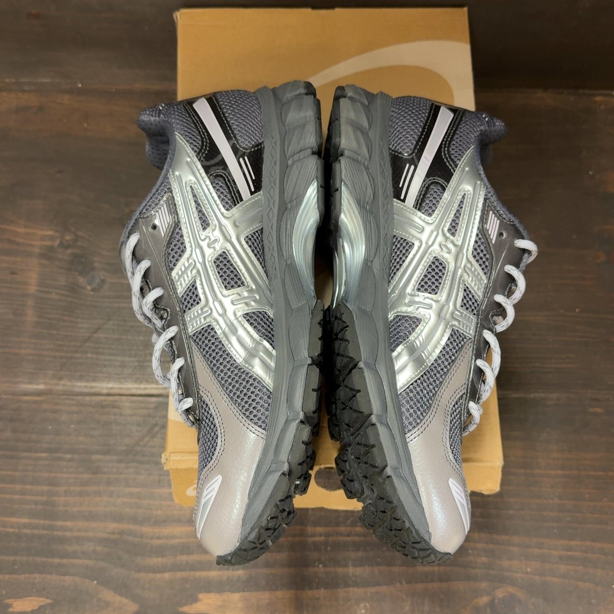 ASICS Gel-Kayano 12.1 Kith Tornado Pure Silver Size 9.5 (Pre-Owned) - aux