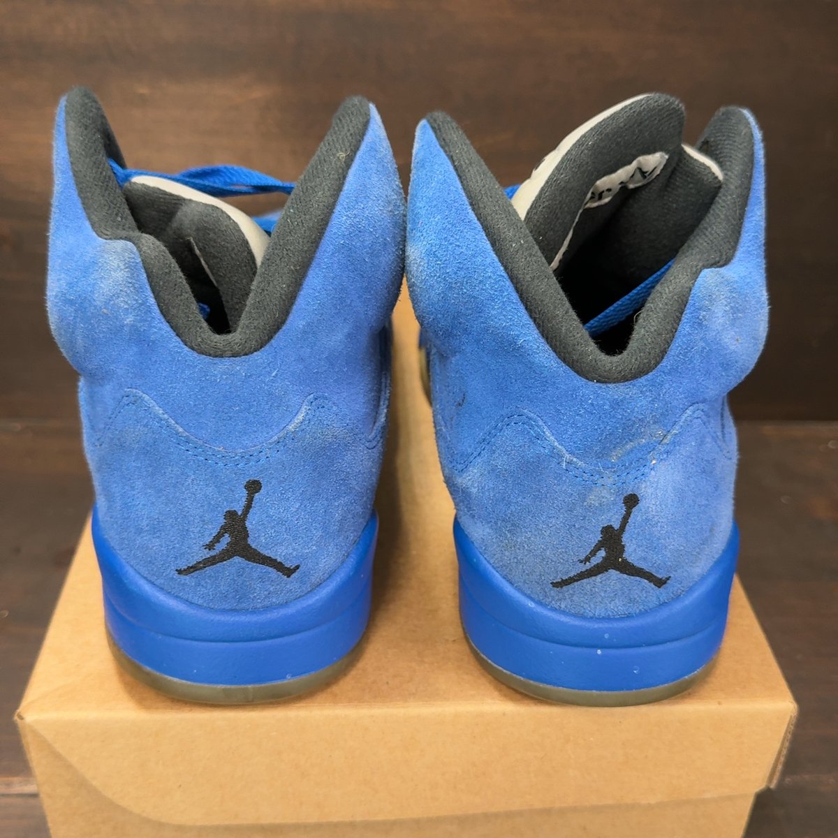 Jordan 5 Retro Blue Suede Size 8.5 (Pre-Owned) - aux