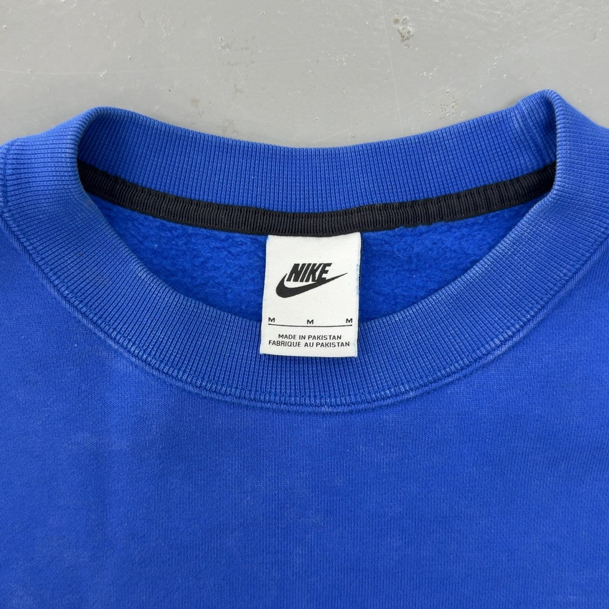 Nike x Stussy Acid Wash Crew Fleece Blue Size M Size M (Pre-Owned) - Image 4