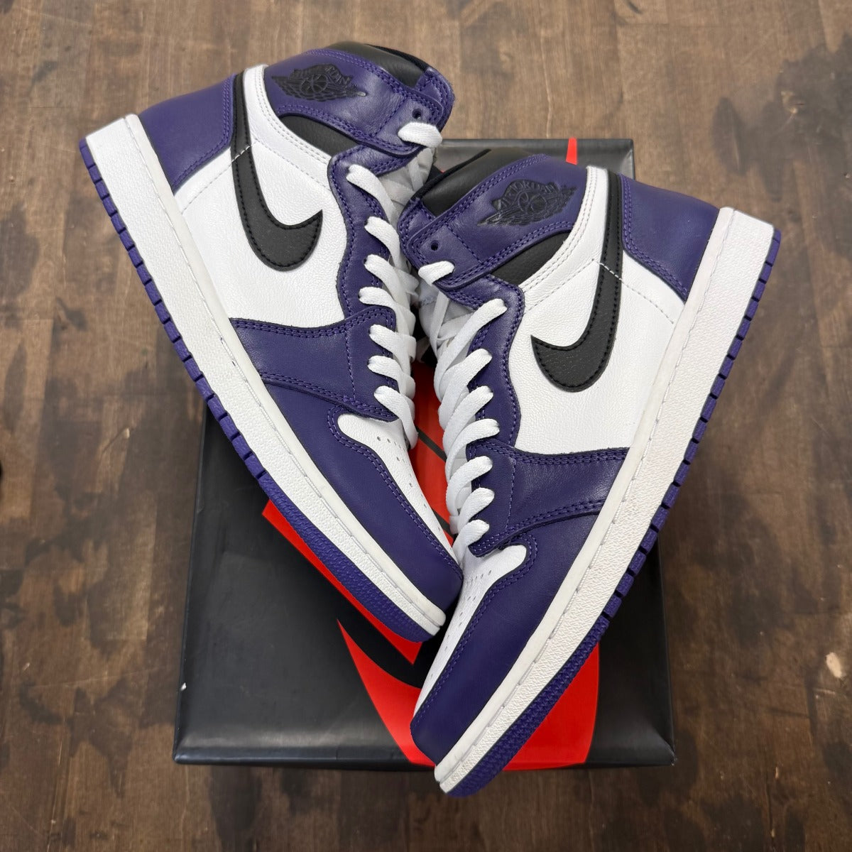 Jordan 1 Retro High Court Purple White - Image 1