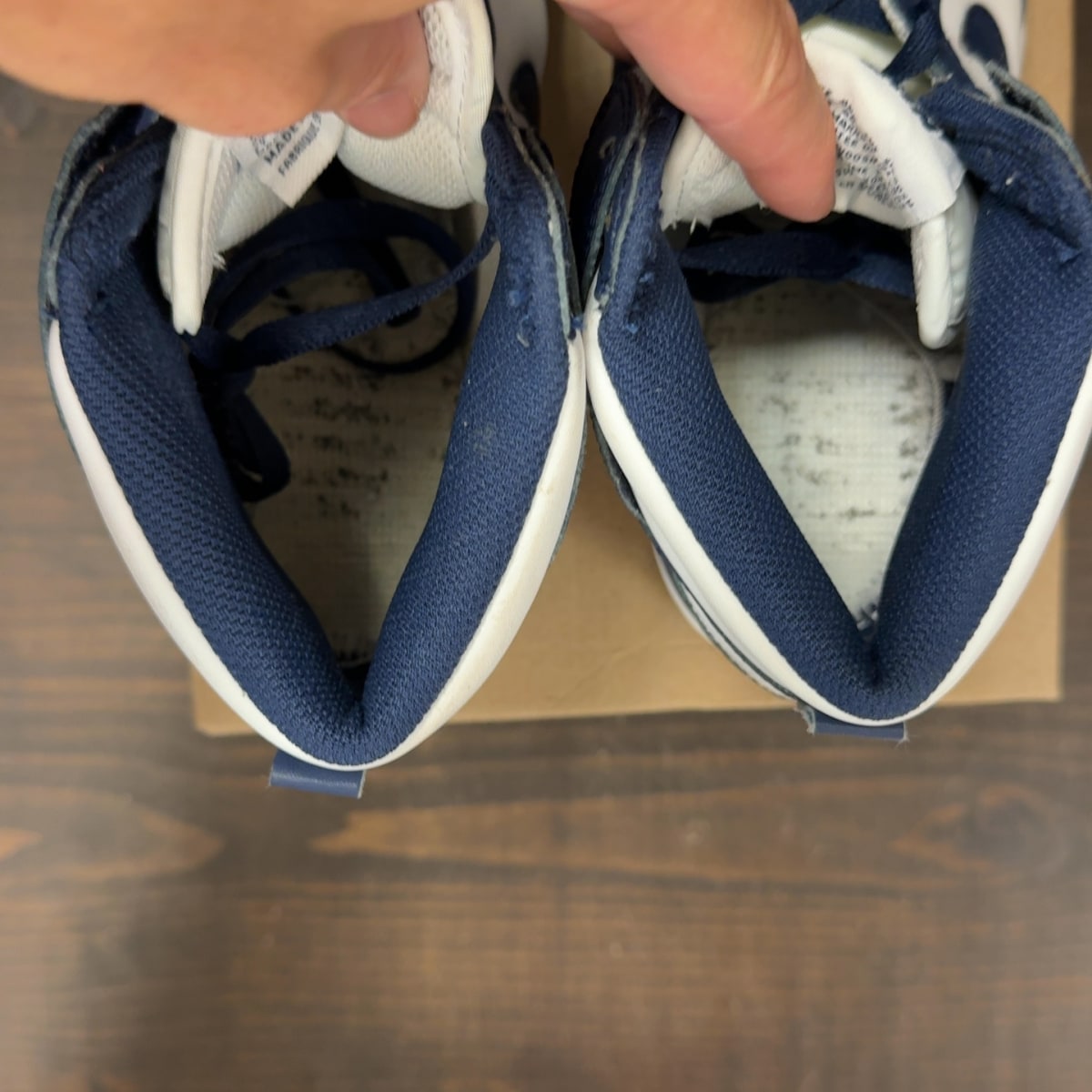 Nike Dunk High Championship Navy (GS) Size 7Y (Pre-Owned) - Image 6