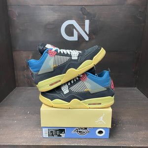 Jordan 4 Retro Union Off Noir Size 10 (Pre-Owned) - front