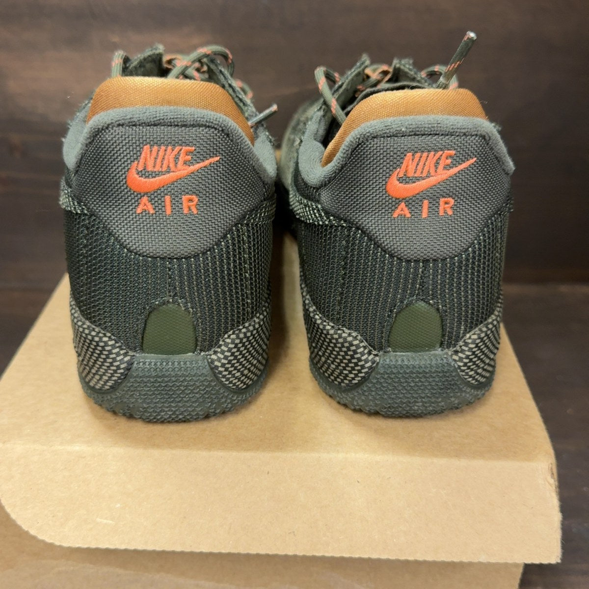 Nike Air Force 1 Wild Low Cargo Khaki Sequoia (Women's) Size 12W (Pre-Owned) - Image 5
