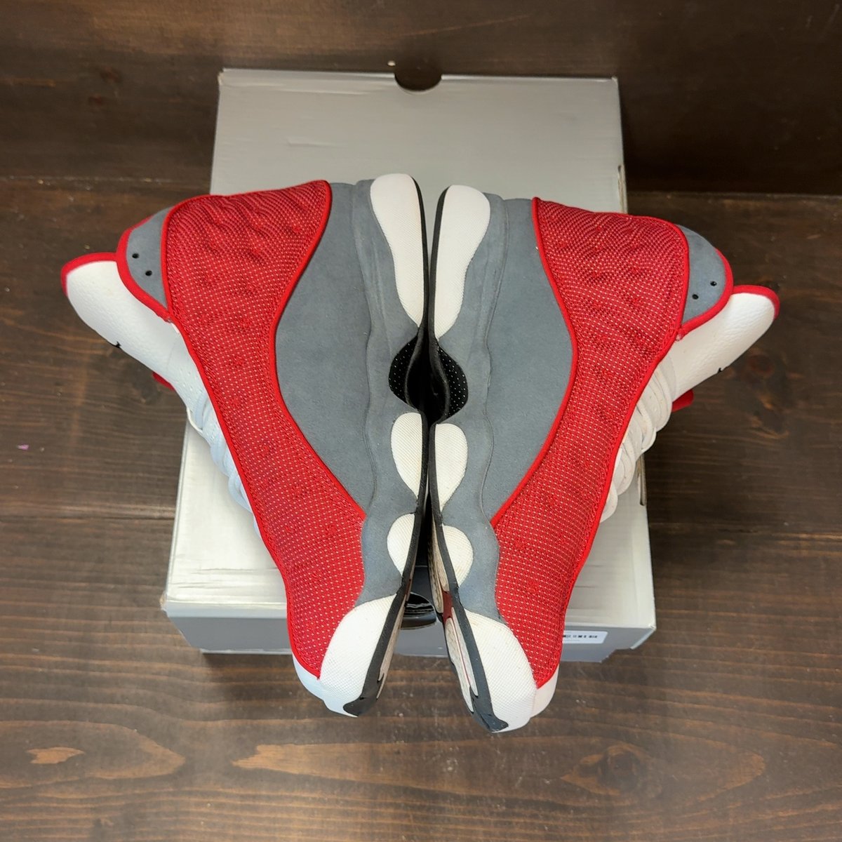 Jordan 13 Retro Gym Red Flint Grey Size 11.5 (Pre-Owned) - aux