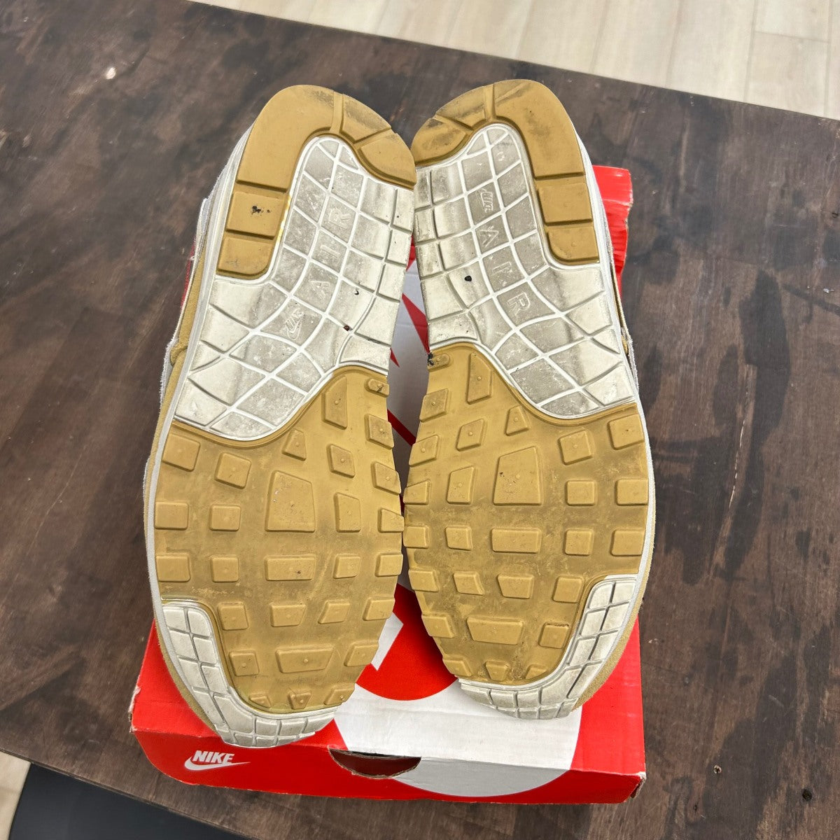 Nike Air Max 1 Inside Out Club Gold Black - Image 5