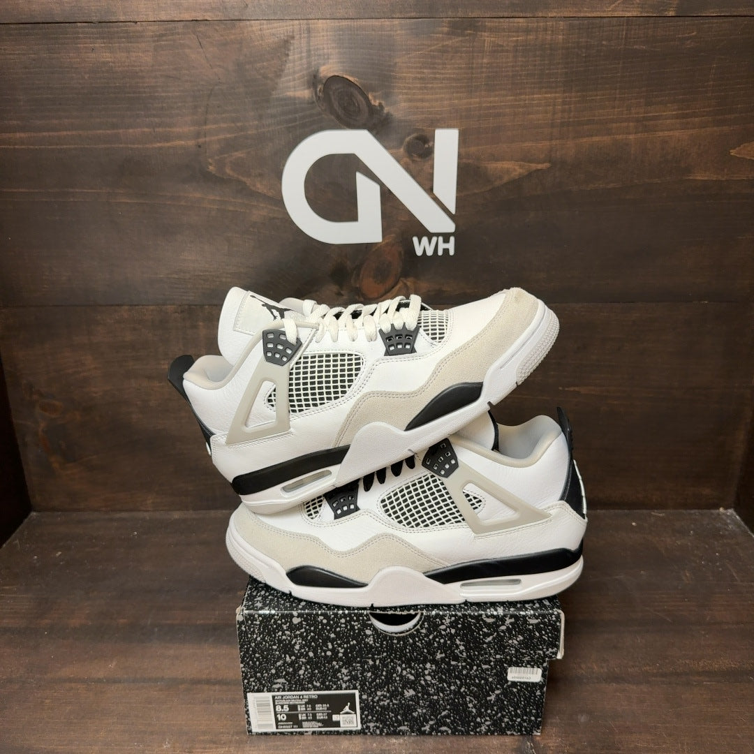 Jordan 4 Retro Military Black - Image 1
