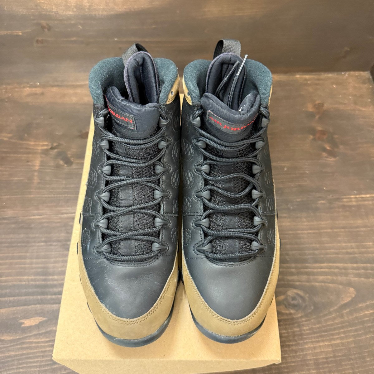 Jordan 9 Retro Olive (2024) Size 9 (Pre-Owned) - Image 3