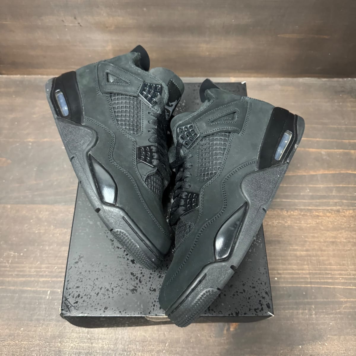 Jordan 4 Retro Black Cat (2025) Size 9 (Pre-Owned) - back