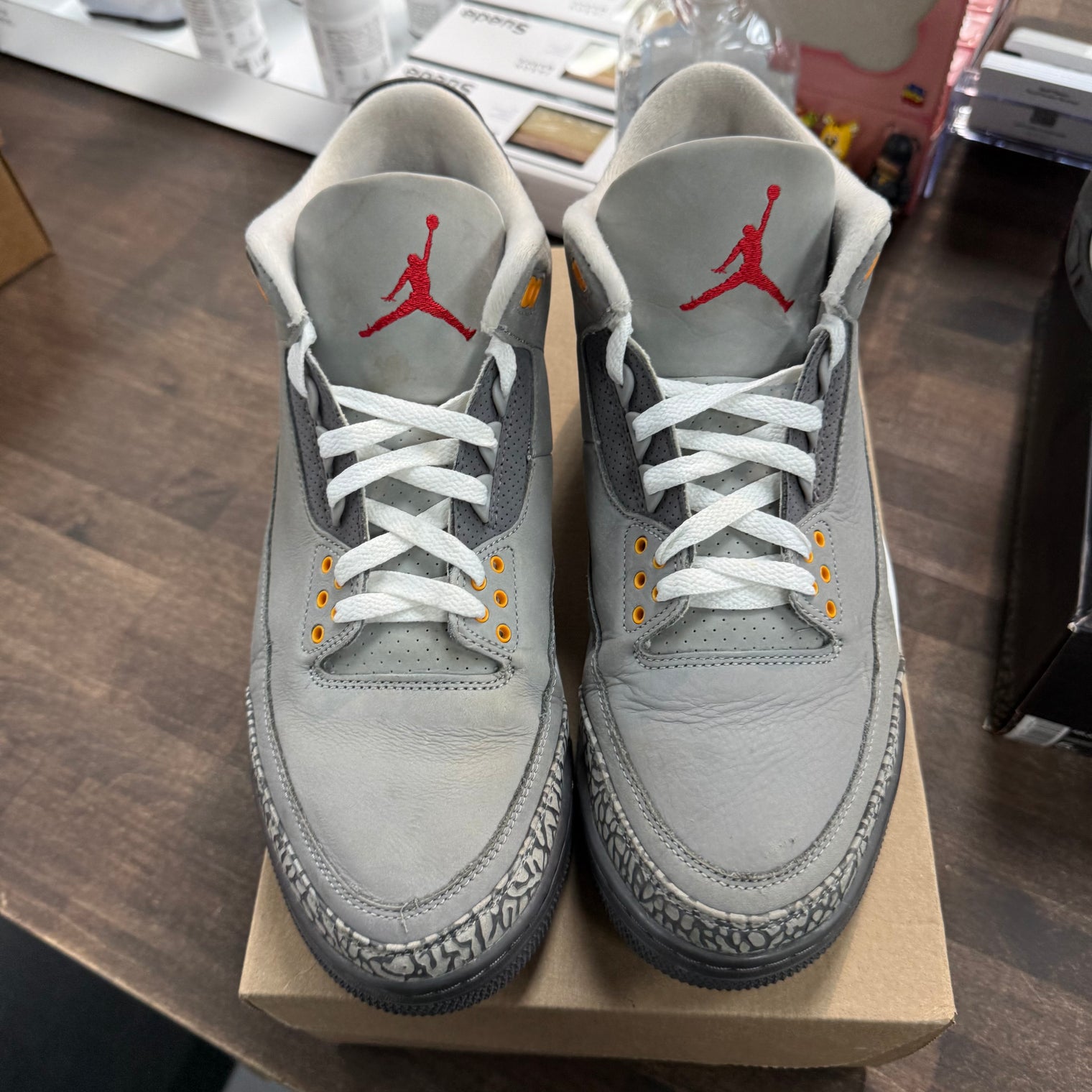Cool Grey Jordan 3 (USED, No Box)