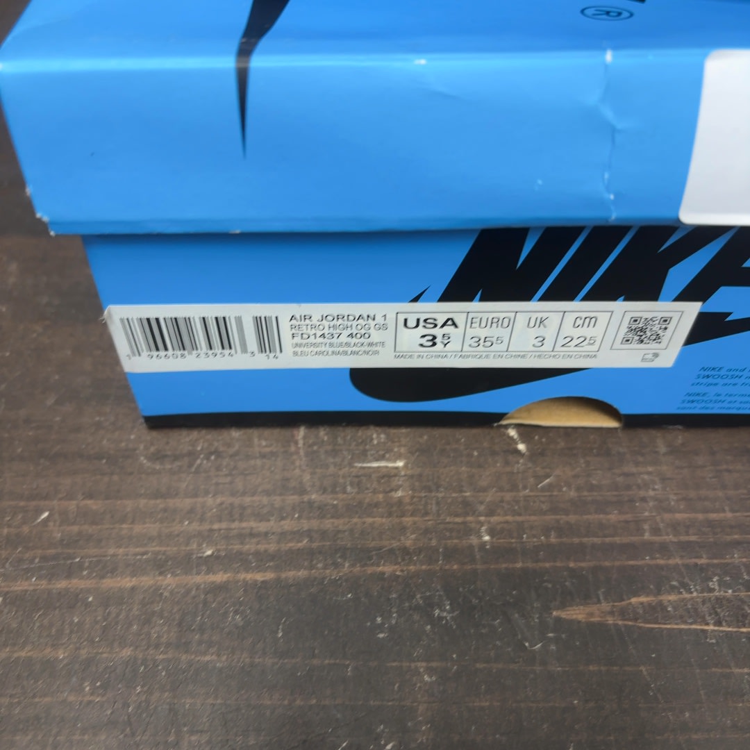 Jordan 1 Retro High OG UNC Toe (GS) - Image 7